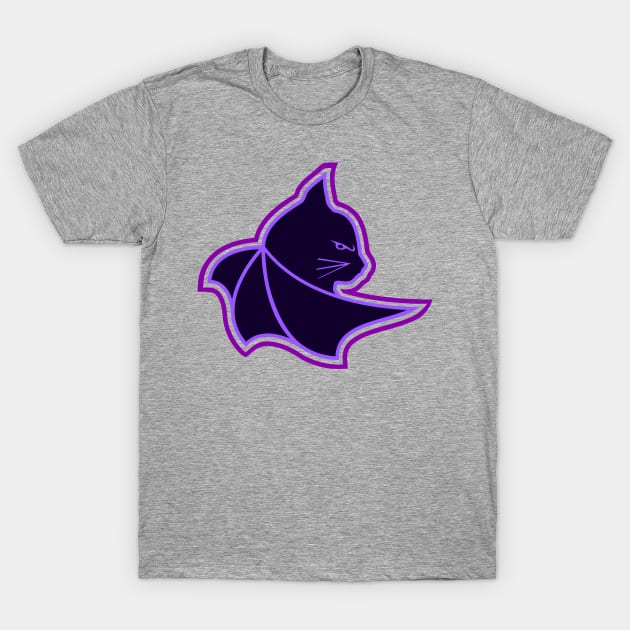 Ciabatta Bat-Cat Hockey Logo T-Shirt by CiabattaBatCat